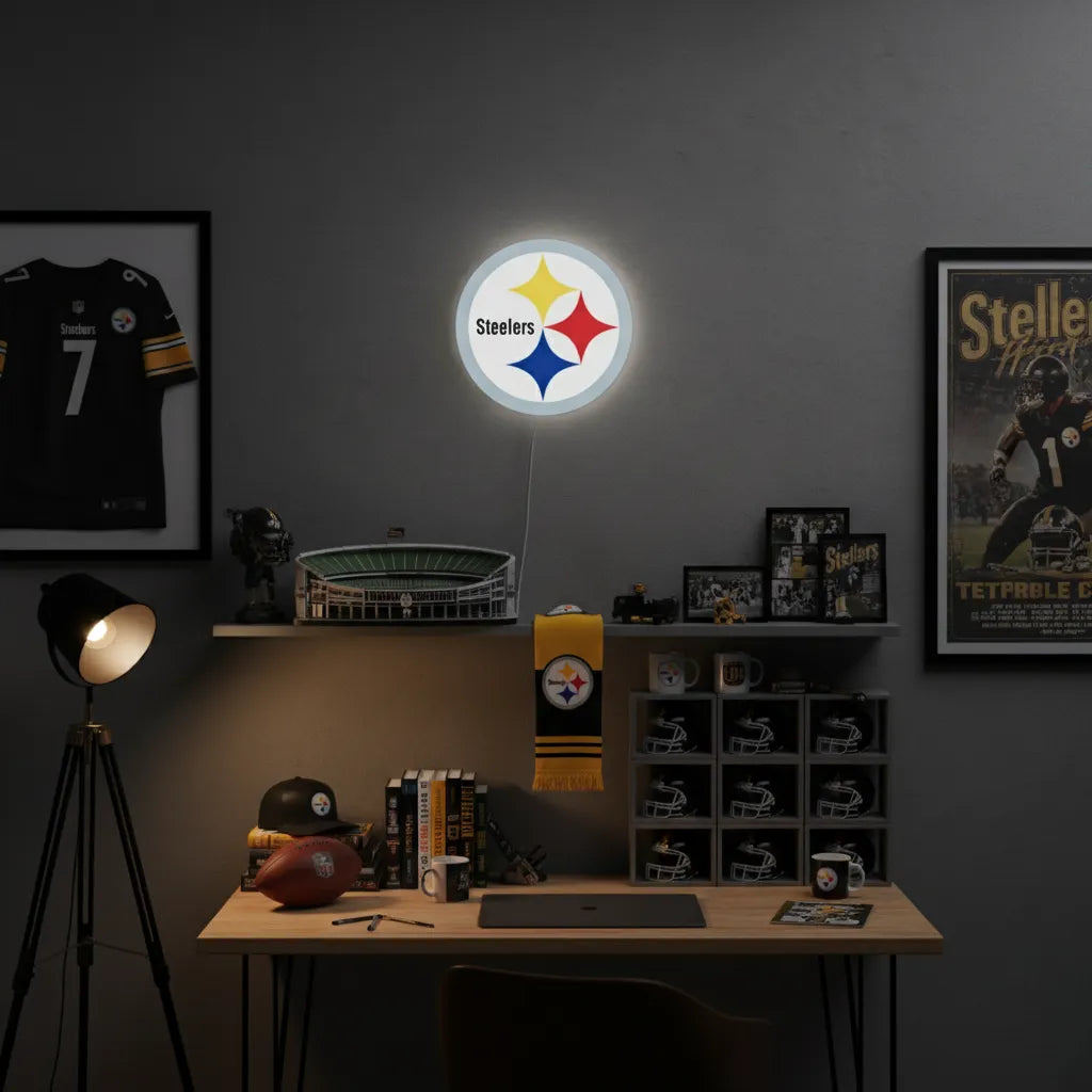 LED Logo Light – Pittsburgh Steelers